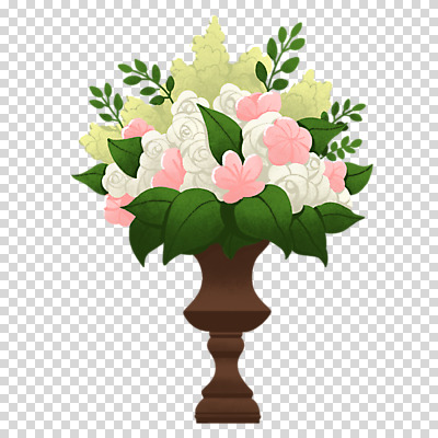 편집이미지 꽃 화분 잎 누끼 사람없음 장식 결혼소품 PNG 식물 결혼 오브젝트 파일형식