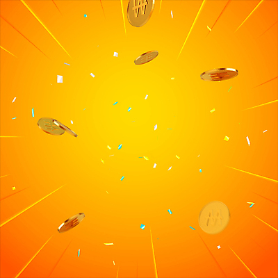 백그라운드 사람없음 노란색 동전 꽃가루 모션그래픽 MP4 MOV 컬러 돈 가루 동영상 파일형식