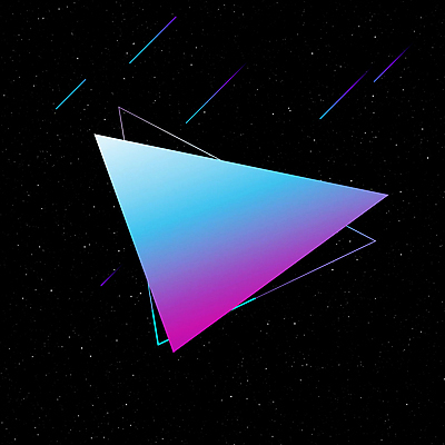 백그라운드 프레임 사람없음 파란색 우주 검은색 삼각형 유성 복고 뉴트로 모션그래픽 MP4 MOV 도형 컬러 동영상 파일형식