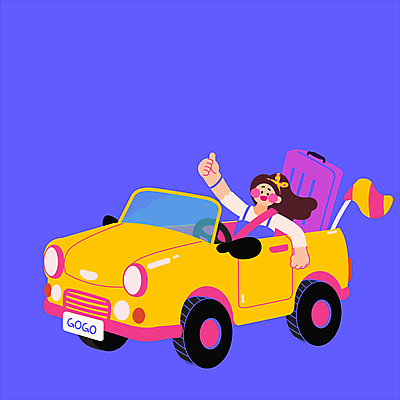 여자 여행 자동차 휴가 한명 상반신 성인 캐리어 보라색 승차 따봉 성인여자한명만 모션그래픽 MP4 MOV 1 육상교통 컬러 모션 사람 여행가방 최고 동영상 여자한명만 성인여자만 파일형식