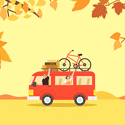 커플 여자 남자 여행 단풍 낙엽 휴가 상반신 성인 두명 노란색 손들기 캐리어 여행가방 자전거 가을 나뭇가지 승차 승합차 은행잎 가을여행 성인만 모션그래픽 MP4 MOV 나무 계절 컬러 잎 가방 관계 모션 승용차 사람 바이크 동영상 파일형식 가을_계절