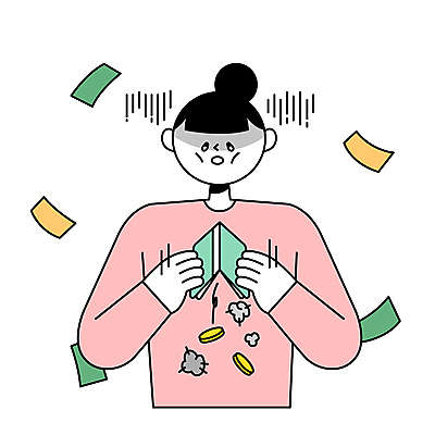 여자 돈 일러스트 한명 들기 상반신 성인 슬픔 좌절 가난 눈물 통장 먼지 월급 성인여자한명만 털기 텅장 국내일러스트 AI파일 1 감정 컨셉 모션 사람 금융 재산 합성어 여자한명만 성인여자만 파일형식 벡터