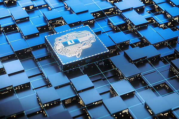 PSD 편집이미지 백그라운드 사람없음 파란색 반짝임 3D 디지털 사이버 디지털합성 뇌 전자 AI_인공지능 이미지편집 편집3D 컬러 모션 파일형식