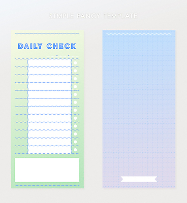 템플릿 디자인 사람없음 초록색 파란색 세트 다이어리 메모지 심플 팬시 그라데이션 물결무늬 리스트 메모노트 모눈 체크리스트 파스텔톤 카피스페이스 미니멀 다꾸 이미지템플릿 AI파일 물결 컬러 무늬 사무용품 공백 신조어 약어 파일형식 벡터
