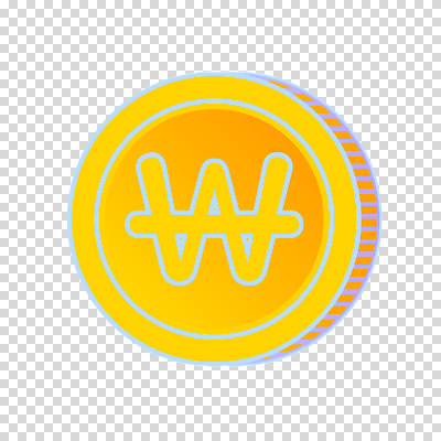 편집이미지 누끼 사람없음 노란색 동전 금색 원화 금화 PNG 컬러 돈 황금 파일형식