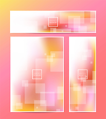 디자인 백그라운드 패턴 그래픽백그라운드 일러스트 사람없음 그래픽 세트 사각형 모자이크 겹침 그라데이션 코랄 국내일러스트 AI파일 도형 컬러 무늬 파일형식 벡터