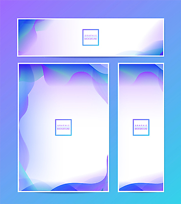 디자인 물결 백그라운드 패턴 곡선 그래픽백그라운드 일러스트 사람없음 그래픽 파란색 세트 보라색 웨이브 그라데이션 물결무늬 국내일러스트 AI파일 선 컬러 무늬 파일형식 벡터