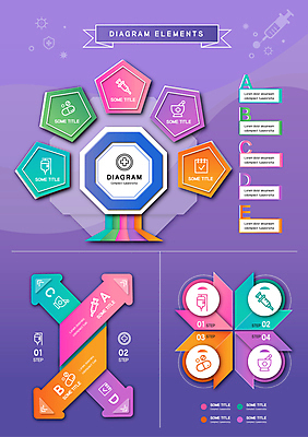 화살표 일러스트 그래프 주사기 사람없음 여름 컬러풀 알약 인포그래픽 바이러스 질병 DNA 연결 링거 묶기 절구 단계 순서 오각형 타임라인 팔각형 국내일러스트 AI파일 도형 계절 컬러 의학 의료기기 모션 약 도구 생명공학 파일형식 벡터