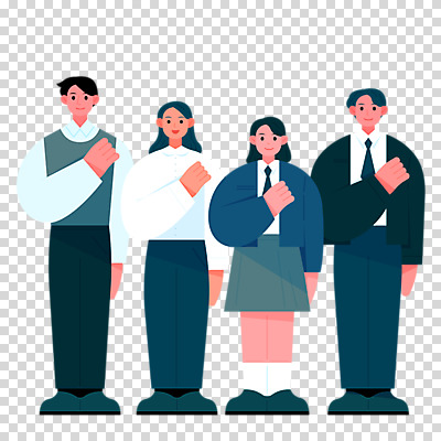 전신 편집이미지 학생 여자 남자 교복 청소년 서기 누끼 정장 여러명 성인 국경일 경례 PNG 애국심 국기에대한경례 옷 기념일 다수 모션 사람 인사 파일형식