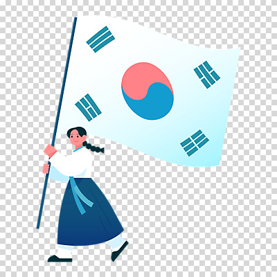 전신 편집이미지 여자 한명 들기 누끼 성인 걷기 깃발 태극기 한복 국경일 PNG 애국심 성인여자한명만 1 한국전통 기념일 모션 사람 국기 전통의상 여자한명만 성인여자만 파일형식
