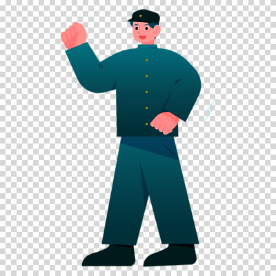 전신 편집이미지 남자 교복 청소년 한명 누끼 손들기 걷기 국경일 PNG 애국심 십대남자한명만 1 옷 기념일 모션 사람 남자한명만 십대남자만 파일형식