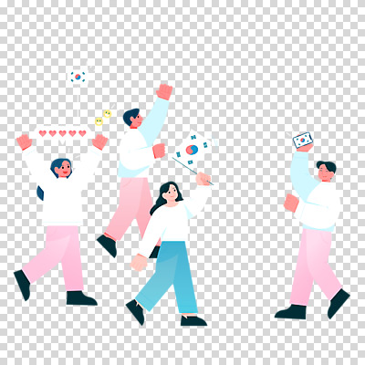 전신 편집이미지 여자 남자 함께함 들기 누끼 여러명 성인 스마트폰 손들기 걷기 만세 하트 깃발 태극기 국경일 PNG 애국심 성인만 모양 기념일 다수 컨셉 모션 사람 핸드폰 스마트기기 국기 파일형식