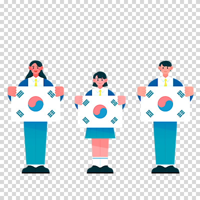 전신 편집이미지 학생 여학생 여자 남자 교복 남학생 청소년 서기 미소 들기 누끼 세명 태극기 국경일 PNG 애국심 십대만 옷 기념일 모션 표정 사람 국기 파일형식