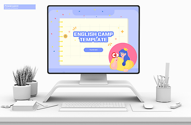 템플릿 영어 여자 왕관 한명 들기 상반신 성인 보라색 확성기 PPT 프레젠테이션 문서템플릿 꽃가루 스프링노트 영어캠프 성인여자한명만 애니형PPT 9P 이미지템플릿 문자 1 컬러 모션 사람 공책 캠핑 가루 여자한명만 성인여자만 파일형식