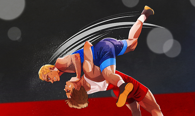 전신 PSD 남자 일러스트 운동선수 경기 상반신 성인 두명 라이벌 싸움 레슬링 레슬러 레슬링경기 레슬링기술 성인남자만 들어올리기 국내일러스트 스포츠 모션 기술 사람 격투기 남자만 성인만 파일형식