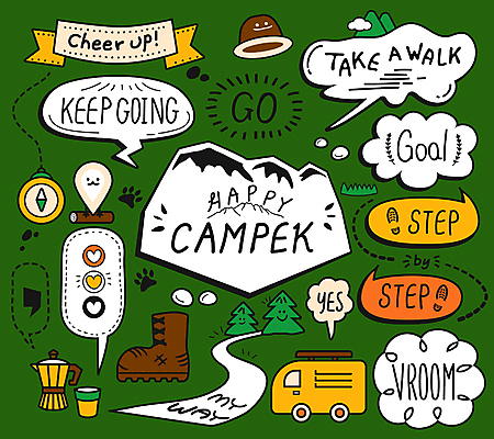 나무 모자 영어 길 말풍선 일러스트 응원 산 사람없음 컵 초록색 세트 라벨 캠핑 하트 나침반 커피포트 등산화 캠핑카 엘리먼트 국내일러스트 AI파일 모양 식물 문자 식기 잡화 컬러 신발 자동차 주전자 레저 프레임 등산용품 파일형식 벡터