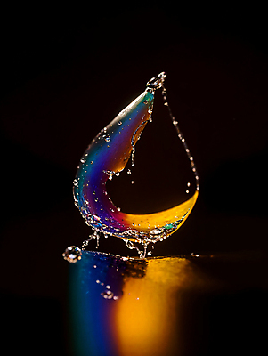 JPG 편집이미지 순간포착 사람없음 컬러풀 반사 물방울 액체 디지털합성 튀는물 편집실사 AI컴퓨터그래픽 AI콘텐츠 컬러 촬영기법 CG 액체표현 스플래쉬 파일형식