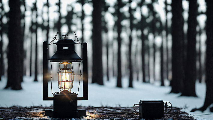 JPG 주간 나무 편집이미지 겨울 사람없음 야외 아웃포커스 빛 상자 눈 랜턴 숲속 숲 편집실사 AI포토 AI콘텐츠 자연요소 식물 계절 날씨 조명 촬영기법 CG 파일형식