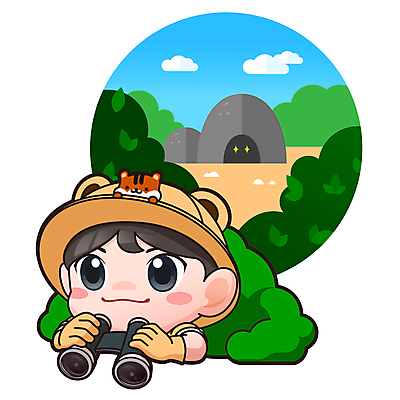 구름 한마리 남자 어린이 엎드리기 인물캐릭터 일러스트 한명 들기 소년 상반신 쌍안경 탐험 관찰 풀 동굴 다람쥐 맹수 탐험대 소년한명만 월간캐릭터 일러캐릭터 AI파일 자연요소 식물 동물 캐릭터 1 모션 사람 망원경 설치류 남자한명만 소년만 파일형식 벡터