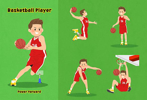 전신 남자 인물캐릭터 일러스트 농구 농구공 매달리기 들기 여러명 성인 점프 농구선수 슛 농구대 덩크 슈팅 튕기기 성인남자만 월간캐릭터 일러캐릭터 AI파일 캐릭터 다수 공 모션 운동선수 사람 구기 골대 남자만 성인만 파일형식 벡터