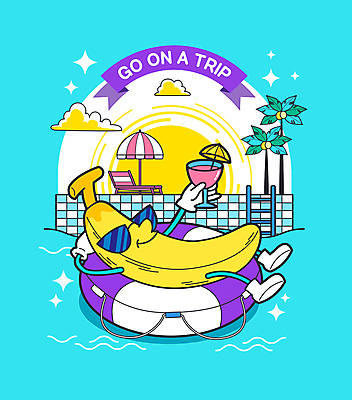 구름 여유 여행 하늘색 일러스트 수영장 바나나 들기 사람없음 여름 여름휴가 바캉스 반짝임 선글라스 야자수 눕기 일몰 파라솔 칵테일 선베드 튜브 트로피컬아트 호캉스 바나나캐릭터 월간캐릭터 일러캐릭터 AI파일 자연요소 나무 캐릭터 계절 감정 안경 의자 과일 모션 휴가 주류 파란색 노을 그림 파일형식 벡터 여름_계절