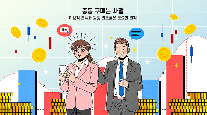여자 남자 화살표 일러스트 그래프 들기 상반신 성인 두명 스마트폰 동전 비즈니스맨 비즈니스우먼 전문직 구매 주식 투자 충동구매 동전탑 투자자 성인만 어깨에손 주린이 국내일러스트 AI파일 직업 돈 비즈니스 모션 사람 금융 핸드폰 스마트기기 쇼핑 쌓기 직장인 신조어 과소비 파일형식 벡터