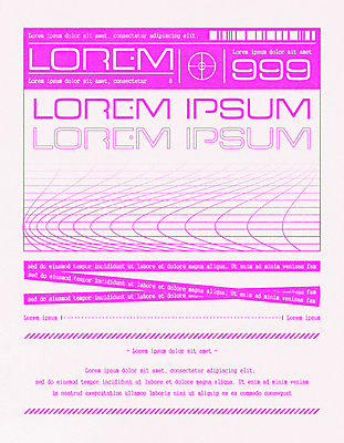 디자인 영어 선 분홍색 곡선 일러스트 추상 프레임 타이포그라피 사람없음 유행 기하학 홀로그램 힙스터 국내일러스트 AI파일 문자 패션 컬러 무늬 파일형식 벡터