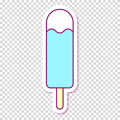 편집이미지 하늘색 스티커 아이스크림 디저트 누끼 사람없음 PNG 막대아이스크림 음식 파란색 파일형식