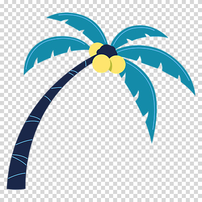 편집이미지 누끼 사람없음 여름 야자수 코코넛 PNG 나무 계절 과일 파일형식