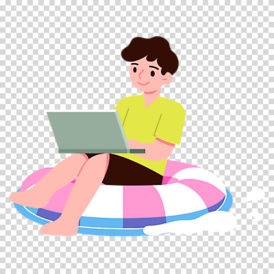 전신 편집이미지 남자 한명 누끼 앉기 성인 여름 노트북 타이핑 튜브 PNG 성인남자한명만 1 계절 모션 사람 전자제품 남자한명만 성인남자만 파일형식