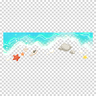 편집이미지 파도 불가사리 누끼 해변 사람없음 여름 돌_바위 조개껍데기 소라 PNG 픽셀 계절 바다 조개 어패류 극피동물 파일형식