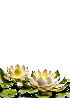 JPG 편집이미지 꽃 불교 연꽃 사람없음 흰색 연잎 카피스페이스 편집실사 AI포토 AI콘텐츠 식물 종교 컬러 잎 공백 CG 파일형식