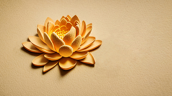 JPG 편집이미지 불교 연꽃 사람없음 주황색 베이지색 편집실사 AI포토 AI콘텐츠 꽃 종교 컬러 CG 파일형식