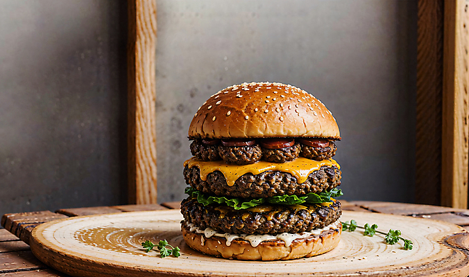 JPG 스튜디오촬영 편집이미지 빵 치즈 패스트푸드 서양음식 사람없음 햄버거 깨 패티 치즈버거 편집실사 AI포토 AI콘텐츠 음식 식재료 유제품 실내 조미료 인스턴트 CG 파일형식