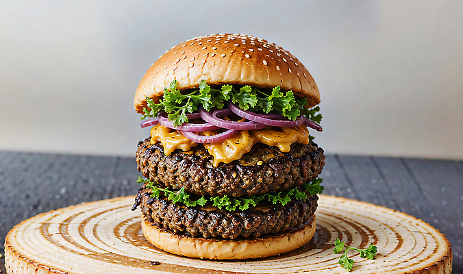 JPG 스튜디오촬영 편집이미지 빵 치즈 패스트푸드 서양음식 사람없음 햄버거 깨 패티 치즈버거 편집실사 AI포토 AI콘텐츠 음식 식재료 유제품 실내 조미료 인스턴트 CG 파일형식