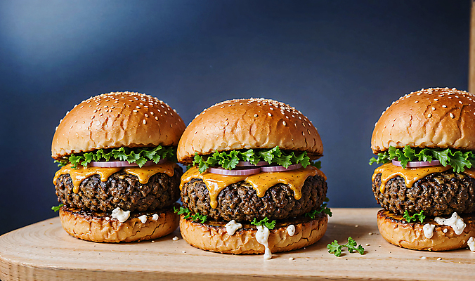 JPG 스튜디오촬영 편집이미지 빵 치즈 패스트푸드 서양음식 사람없음 햄버거 깨 패티 치즈버거 편집실사 AI포토 AI콘텐츠 음식 식재료 유제품 실내 조미료 인스턴트 CG 파일형식