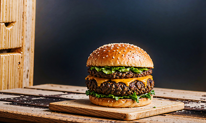 JPG 스튜디오촬영 편집이미지 빵 치즈 패스트푸드 서양음식 사람없음 햄버거 깨 패티 치즈버거 편집실사 AI포토 AI콘텐츠 음식 식재료 유제품 실내 조미료 인스턴트 CG 파일형식