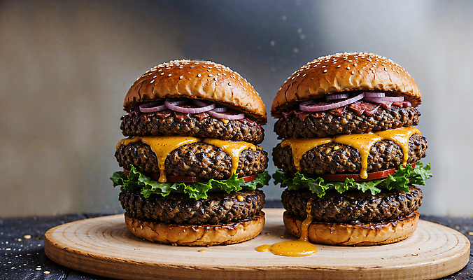 JPG 스튜디오촬영 편집이미지 빵 치즈 패스트푸드 서양음식 사람없음 햄버거 깨 패티 치즈버거 편집실사 AI포토 AI콘텐츠 음식 식재료 유제품 실내 조미료 인스턴트 CG 파일형식