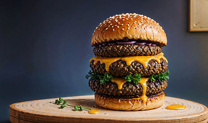 JPG 스튜디오촬영 편집이미지 빵 치즈 패스트푸드 서양음식 사람없음 햄버거 깨 패티 치즈버거 편집실사 AI포토 AI콘텐츠 음식 식재료 유제품 실내 조미료 인스턴트 CG 파일형식