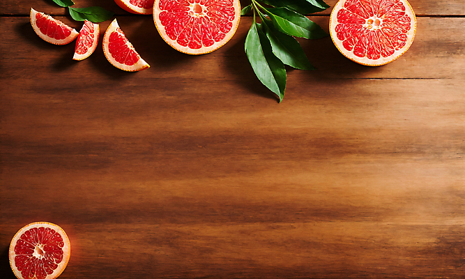 JPG 스튜디오촬영 편집이미지 잎 단면 사람없음 나뭇결 자몽 슬라이스 카피스페이스 편집실사 AI포토 AI콘텐츠 식물 과일 실내 공백 CG 파일형식