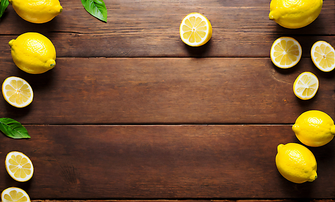 JPG 스튜디오촬영 편집이미지 잎 단면 사람없음 나뭇결 레몬 슬라이스 카피스페이스 편집실사 AI포토 AI콘텐츠 식물 과일 실내 공백 CG 파일형식