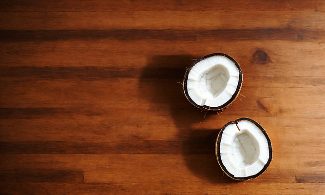 JPG 스튜디오촬영 편집이미지 단면 사람없음 나뭇결 코코넛 카피스페이스 편집실사 AI포토 AI콘텐츠 과일 실내 공백 CG 파일형식