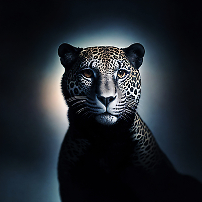 JPG 편집이미지 한마리 응시 야생동물 사람없음 육식동물 표범 편집실사 AI컴퓨터그래픽 AI콘텐츠 동물 1 시선 포유류 CG 파일형식
