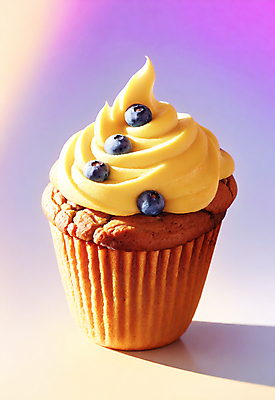 JPG 스튜디오촬영 편집이미지 빵 디저트 사람없음 컵케이크 크림 블루베리 머핀 편집실사 AI포토 AI콘텐츠 음식 과일 실내 케이크 CG 파일형식