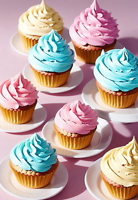 JPG 스튜디오촬영 편집이미지 빵 디저트 사람없음 컵케이크 크림 머핀 편집실사 AI포토 AI콘텐츠 음식 실내 케이크 CG 파일형식