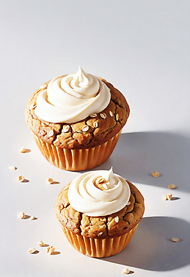 JPG 스튜디오촬영 편집이미지 빵 디저트 사람없음 컵케이크 크림 머핀 편집실사 AI포토 AI콘텐츠 음식 실내 케이크 CG 파일형식