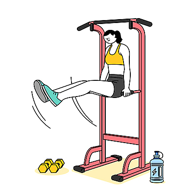 전신 여자 일러스트 한명 성인 운동복 헬스 아령 웨이트트레이닝 물통 다리들기 복근운동 자기관리 턱걸이 성인여자한명만 에너지음료 버티다 국내일러스트 AI파일 1 옷 음료 모션 사람 운동 운동기구 여자한명만 성인여자만 파일형식 벡터