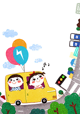 PSD 나무 구름 여자 남자 도로 어린이 교통 음표 일러스트 미래 소녀 소년 상반신 두명 건물 승차 신호등 풍선 번개모양 전기자동차 충전기 어린이만 국내일러스트 자연요소 모양 식물 건축물 기호 길 음악 컨셉 교통시설 모션 자동차 사람 기계 번개 충전 파일형식