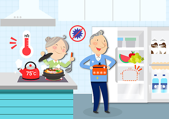 전신 여자 할아버지 노년 남자 할머니 과일 일러스트 주전자 요리 들기 상반신 두명 여름 건강관리 주방 계란 우유 뚜껑 바이러스 냄비 온도계 찌개 물통 국자 예방 냉장고 끓이기 노후건강 식중독 노인만 국내일러스트 AI파일 계절 음식 모션 주방용품 유제품 건강 관리 사람 성인 노후 알 가전제품 솥 성인만 파일형식 벡터