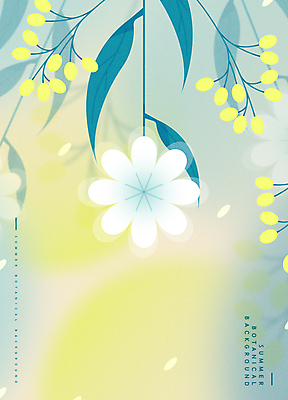 꽃 백그라운드 일러스트 자연 사람없음 여름 풀잎 분위기 감성 블러 보테니컬아트 국내일러스트 AI파일 식물 계절 컨셉 잎 풀_식물 생태계 파일형식 벡터